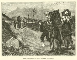 Turfdragers van Loch Maree, Schotland