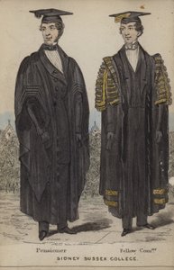 Pensionaris, Fellow Commoner, Sidney Sussex College