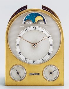 Perpetuele kalender reisklok, 1898