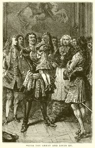Peter de Grote en Lodewijk XV