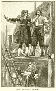 Peter de Grote in Deptford door English School