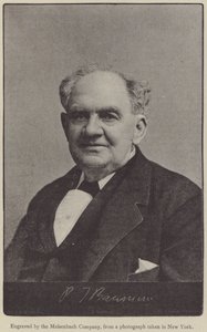 Phineas Taylor Barnum (gravure) door English School