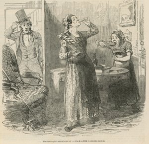 Pittoreske schetsen van Londen - het pension