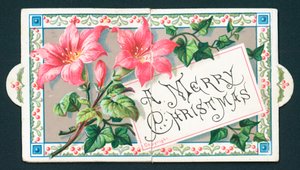 Roze Lelies, Kerstkaart