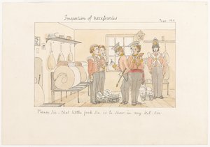 Alstublieft Meneer, die kleine vork Meneer, is om in mijn uitrusting te laten zien Meneer, ca. 1850