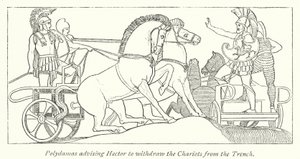 Polydamas Adviseert Hector om de Strijdwagens uit de Greppel te Halen door English School
