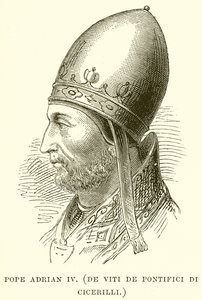 Paus Adrianus IV. (De Viti De Pontifici Di Cicerilli) door English School