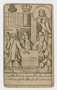 Popish Plot speelkaart door English School