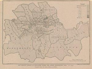 Bevolking binnen het registratiegebied van Londen