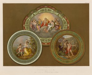 Porselein van De Keizerlijke Fabriek, Wenen door English School