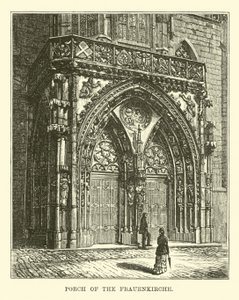 Portiek van de Frauenkirche door English School