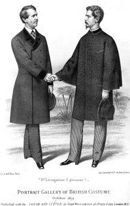 Portretgalerij van Britse Kostuums, uitgegeven met de Tailor and Cutter door John Williamson, 1872 door English School