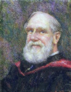 Portretminiatuur van William Odling (1829-1921)