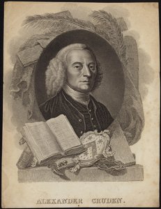 Portret van Alexander Cruden door English School