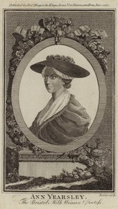 Portret van Ann Yearsley door English School