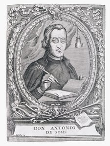 Portret van Antonio de Solis y Rivadeneira (1610-86) uit 