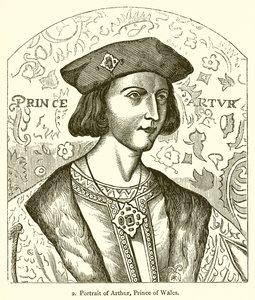 Portret van Arthur, Prins van Wales door English School