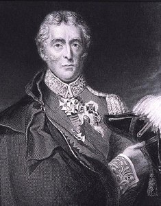 Portret van Arthur Wellesley door English School