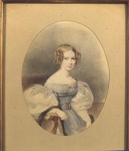 Portret van Gravin Elizabeth von Sandizell, bekend als Lili, 18 jaar oud door English School