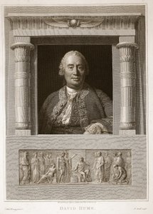 Portret van David Hume, illustratie uit David Humes The History of England, uitgegeven door R. Bowyer, Londen, 1812 door English School
