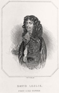 Portret van David Leslie, 1e Lord van Newark, 1835