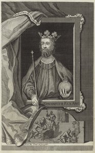 Portret van Eduard II van Engeland door English School