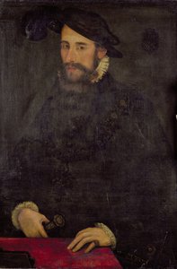 Portret van Edward Seymour, hertog van Somerset en Lord Protector (ca. 1500-52) door English School