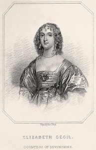 Portret van Elizabeth Cecil, Gravin van Devonshire door English School
