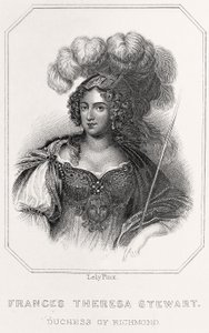 Portret van Frances Theresa Stewart door English School