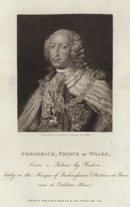Portret van Frederik Lodewijk, Prins van Wales door English School