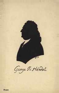 Portret van George Friedrich Handel