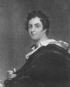 Portret van George Gordon, 6e Lord Byron van Rochdale (1788-1824)