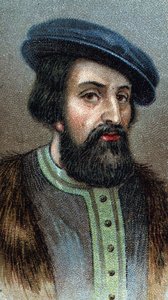 Portret van Hernando (Hernan) Cortes (1485-1547) Engelse veroveraar - Uit de serie 