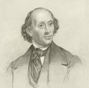 Portret van Hans Christian Andersen