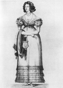Portret van Harriette Wilson (1789-1846) door English School