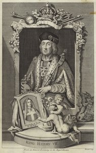 Portret van Hendrik VII van Engeland door English School