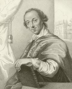 Portret van Horace Walpole door English School