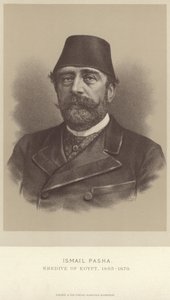 Portret van Ismail Pasha