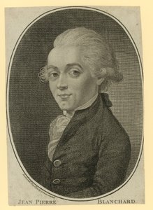 Portret van Jean Pierre Blanchard