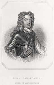 Portret van John Churchill, Hertog van Marlborough door English School
