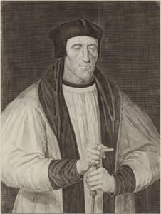 Portret van John Foxe door English School