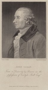Portret van John Logan door English School