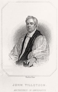 Portret van John Tillotson, Aartsbisschop van Canterbury, 1835