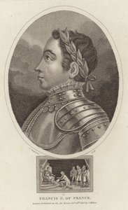 Portret van koning Frans II van Frankrijk