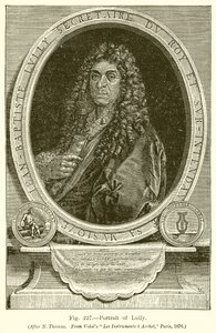 Portret van Lully door English School