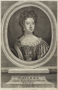 Portret van Mary II van Engeland