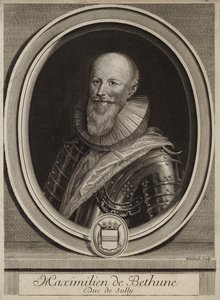 Portret van Maximilien de Béthune, Hertog van Sully door English School