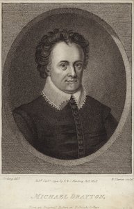 Portret van Michael Drayton door English School