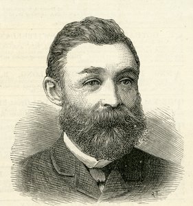Portret van Mr. R. Urwin, secretaris van de Tyne Improvement Commissioners, 1884 door English School