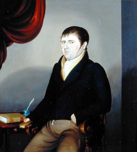 Portret van de heer Eli Whitely door English School